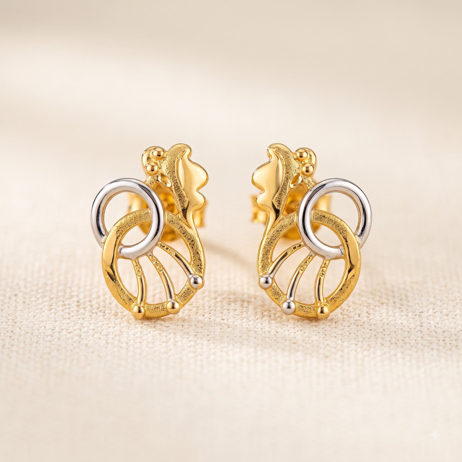 The Chandramukhi Polki Jhumkas — Multi-tiered crescent jhumkas with seed pearl fringes by Chawla Jewellers